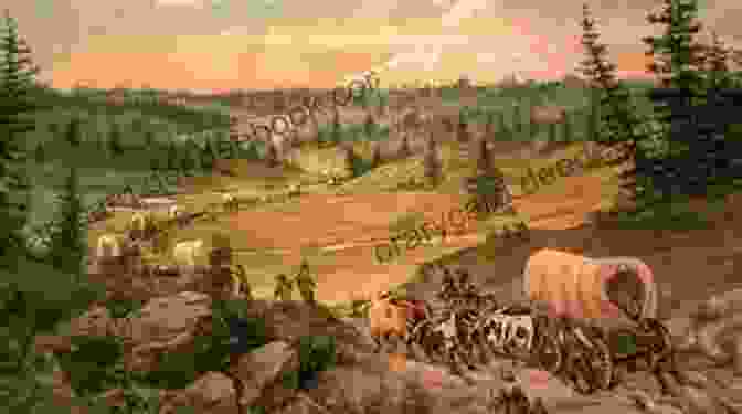 A Depiction Of The Westward Expansion Of The United States, With Pioneers Traveling In Covered Wagons The Global Republic: America S Inadvertent Rise To World Power