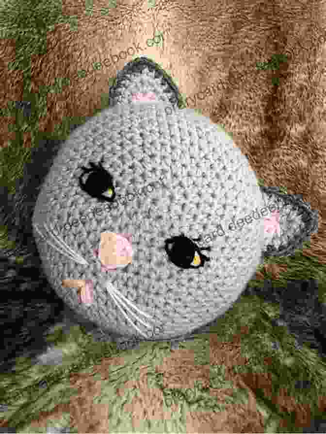 A Photo Of A Crocheted Pillow Pal Cat. 8 Pillow Pals Amigurumi Crochet Patterns (Easy Crochet Doll Patterns 11)