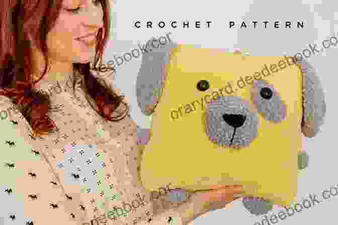 A Photo Of A Crocheted Pillow Pal Dog. 8 Pillow Pals Amigurumi Crochet Patterns (Easy Crochet Doll Patterns 11)