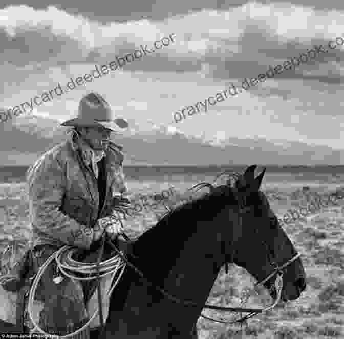 Lou Prophet's Black And White Photograph Of A Cowboy On Horseback Lou Prophet: The Complete Western Volume 3