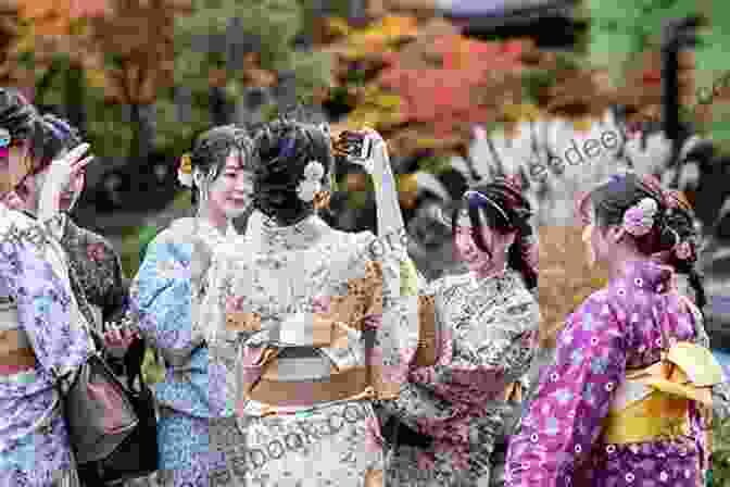 People Wearing Traditional Kimonos During A Festival Kimono Town Ashikaga Tony Roppon