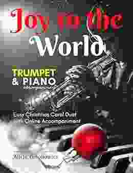 Joy To The World I Trumpet Solo Music Jazz Piano Accompaniment I Easy Christmas Carol Duet: Cornet For Kids Beginners Adults Students I Chords I Lyric I Online Piano Comping I Brass Sheet Music