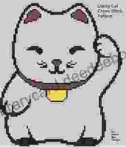 Lucky Cat Cross Stitch Pattern